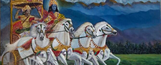 Marketing functions are like a Chariot with 4 white horses with Krishna and Arjuna